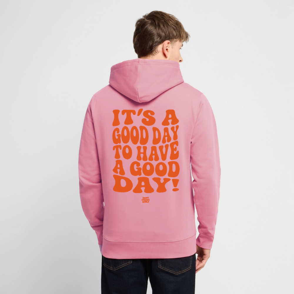 PREMIUM Unisex Bio-Hoodie GOOD DAY - Lila Traum