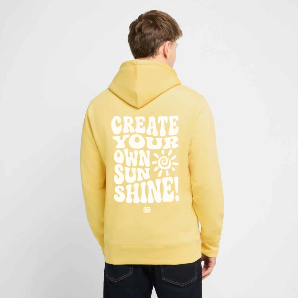 PREMIUM Unisex Bio-Hoodie SUNSHINE - Gelb Viva 