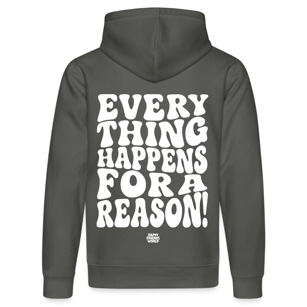 Unisex Bio-Hoodie EVERYTHING - Anthrazit