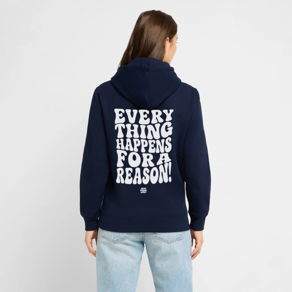 PREMIUM Unisex Bio-Hoodie EVERYTHING - Navy