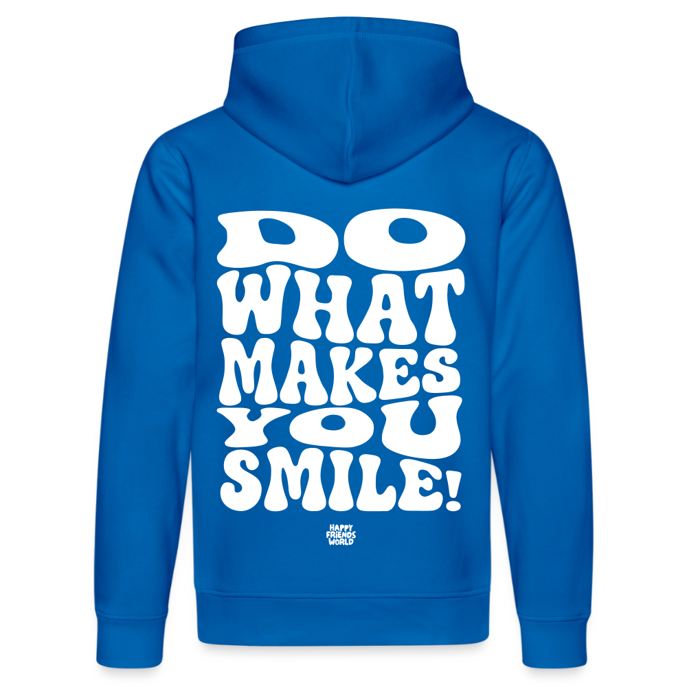 Unisex Bio-Hoodie SMILE - Königsblau