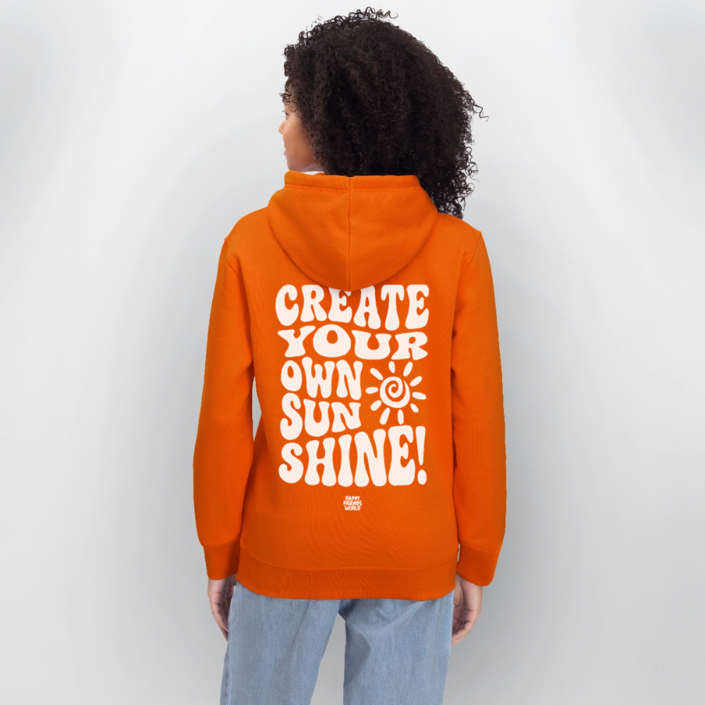 Unisex Bio-Hoodie SUNSHINE - Tieforange