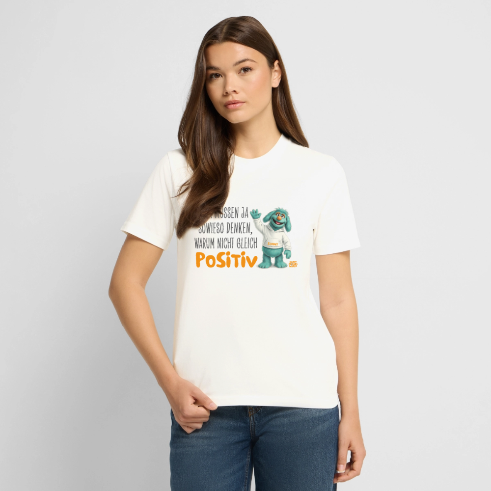 Unisex Bio-T-Shirt SUNNY - Naturweiß 