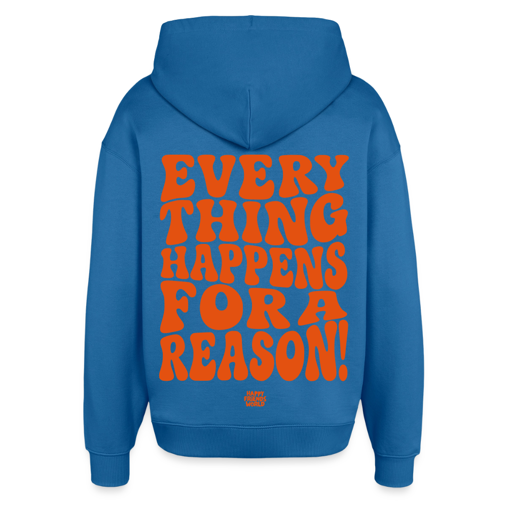 OVERSIZED Unisex Bio-Hoodie EVERYTHING - Achtsames Blau