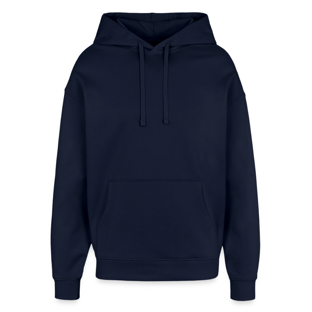 OVERSIZED Unisex Bio-Hoodie SMILE - Navy