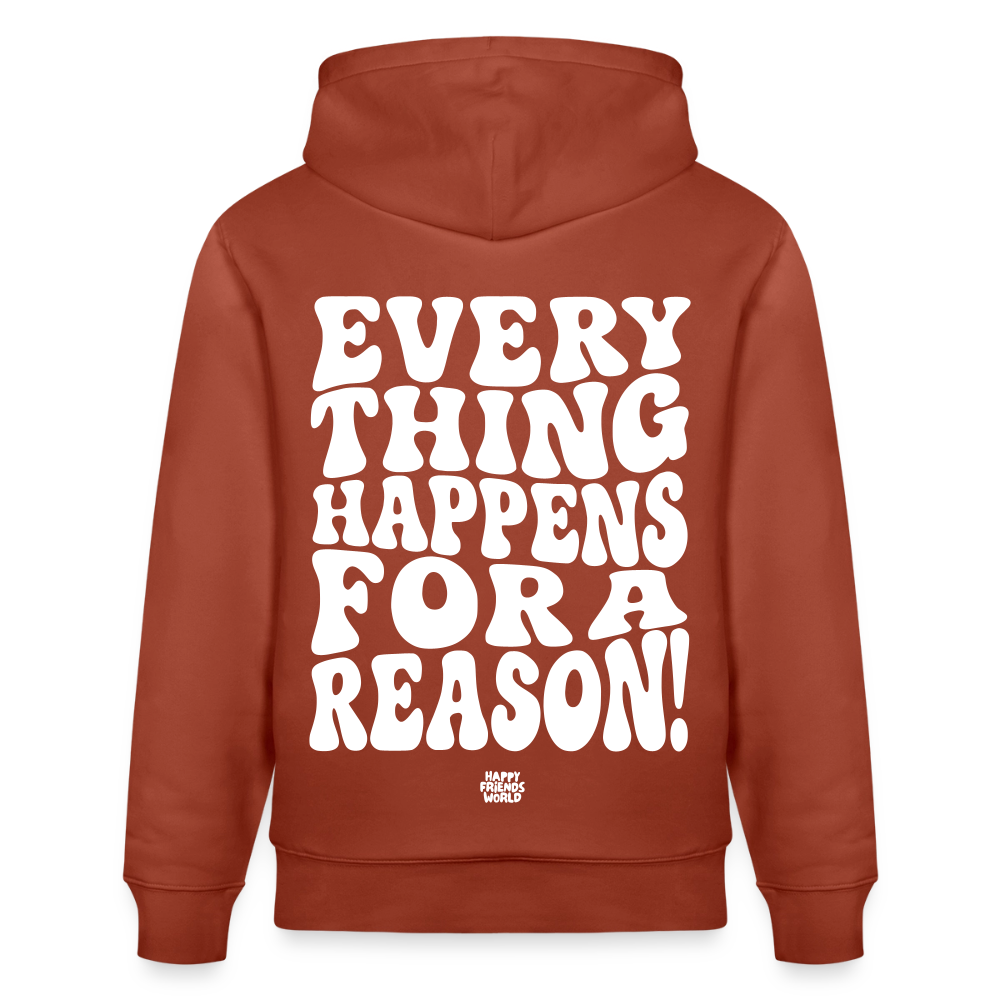 PREMIUM Unisex Bio-Hoodie EVERYTHING - Terrakotta