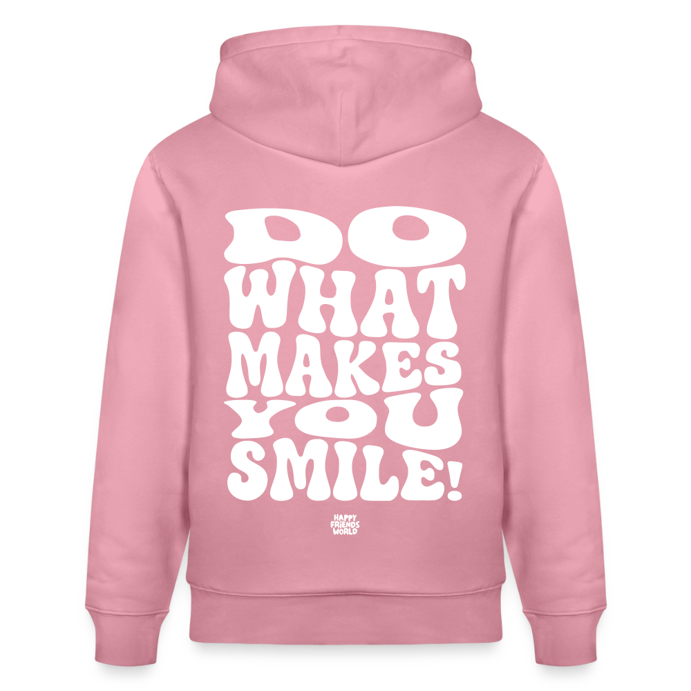 PREMIUM Unisex Bio-Hoodie SMILE - Lila Traum
