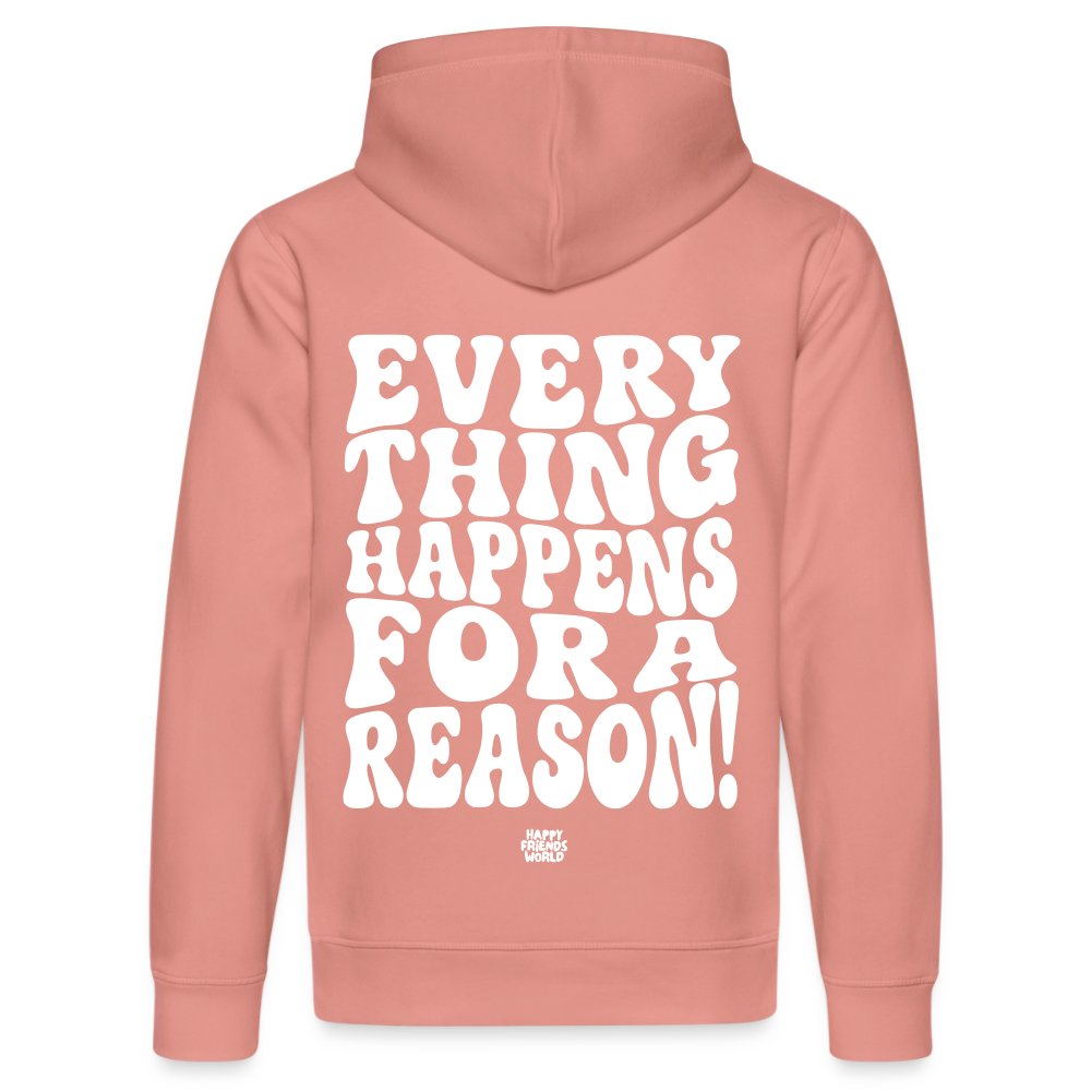 Unisex Bio-Hoodie EVERYTHING - Altrosa